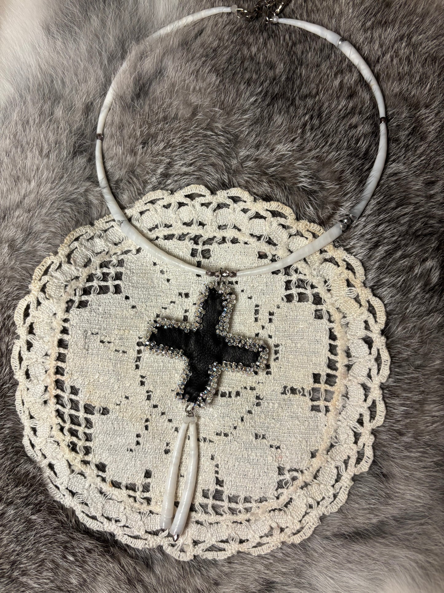 Star Necklace in Icy Blue
