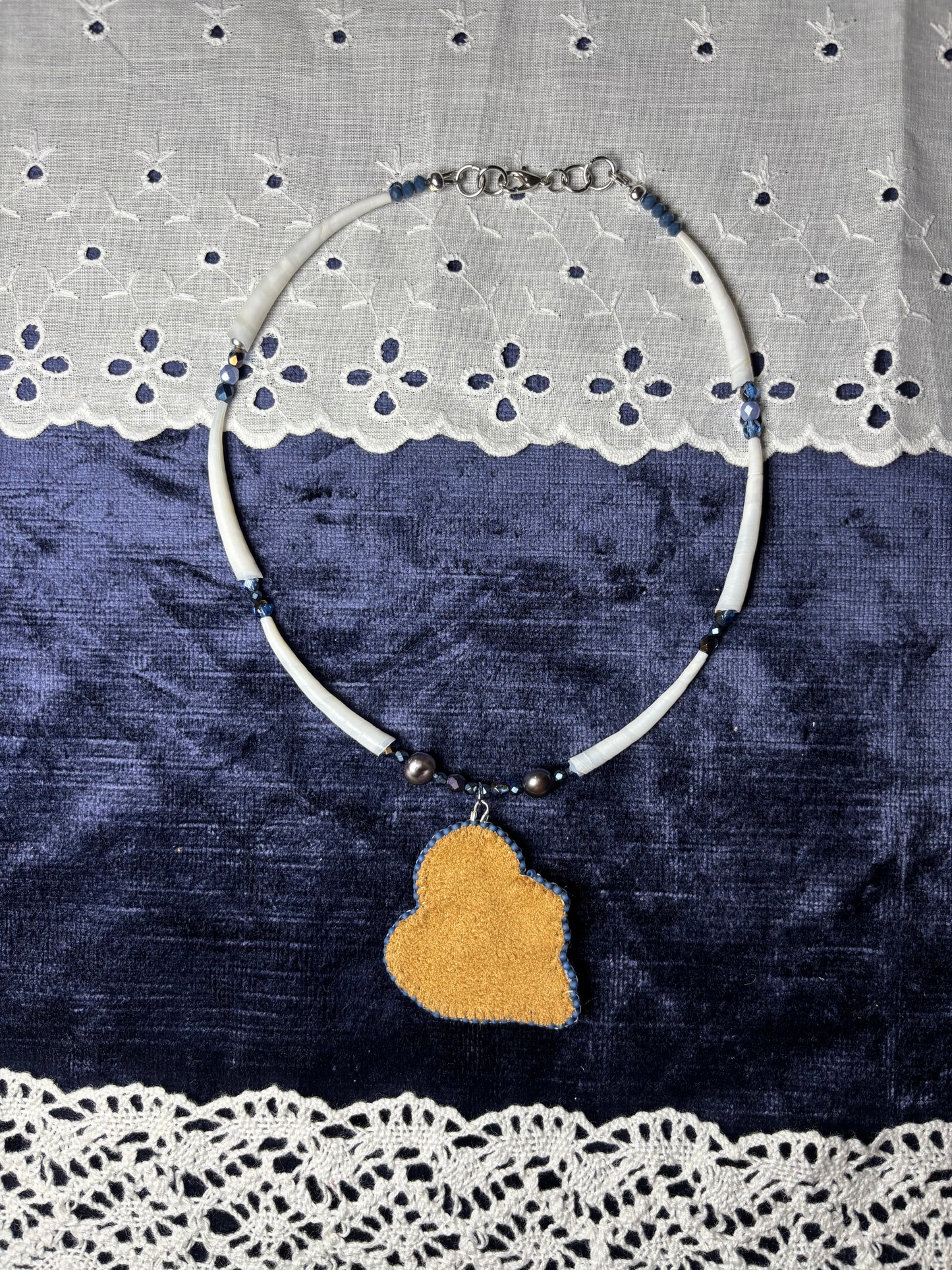 Mazzy Star Beaded Swan Necklace
