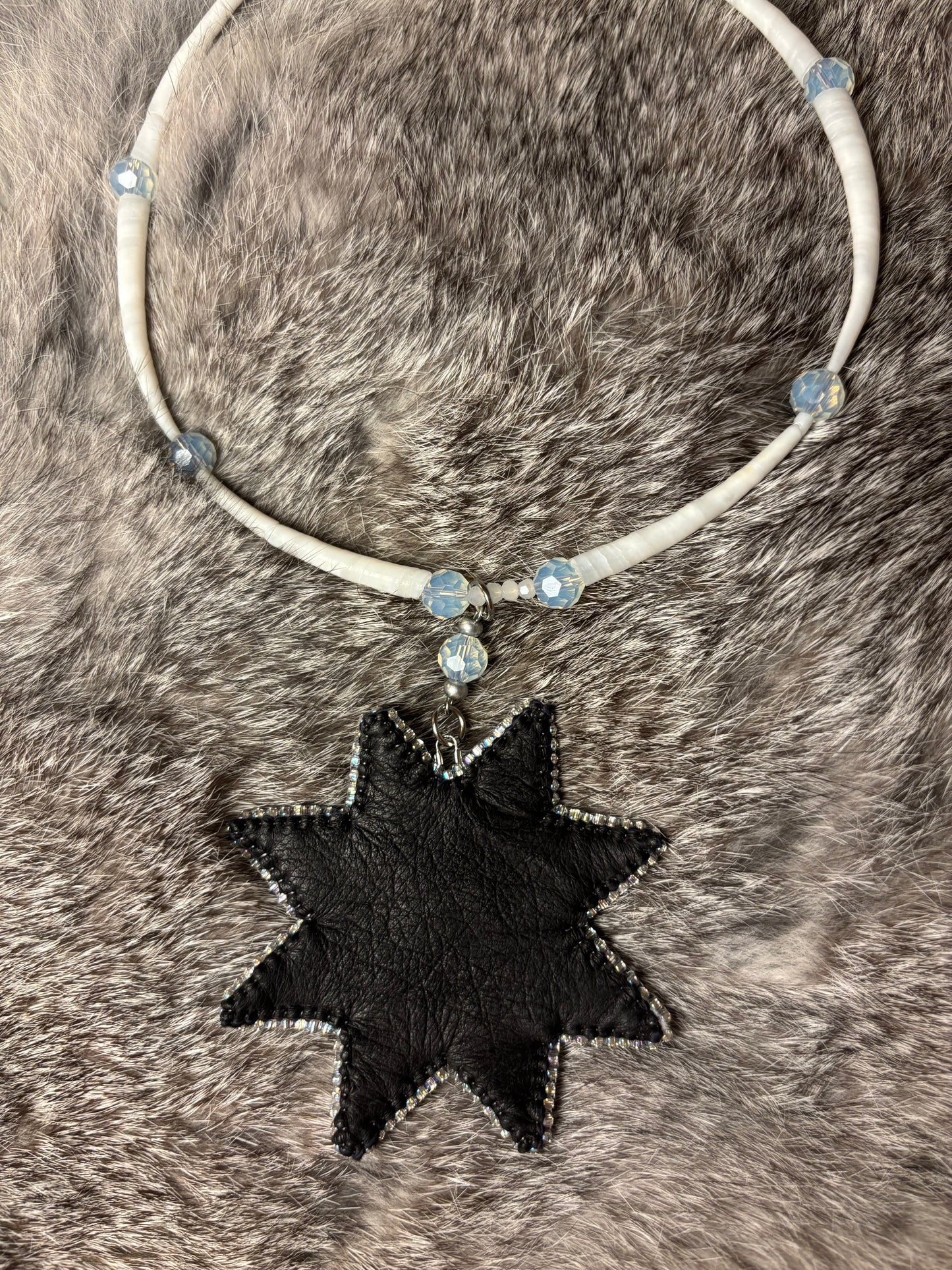 Blue Morningstar Necklace