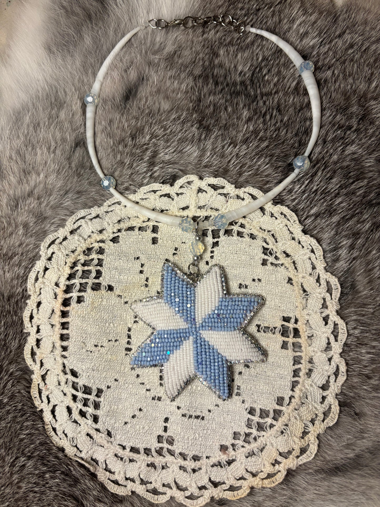 Blue Morningstar Necklace