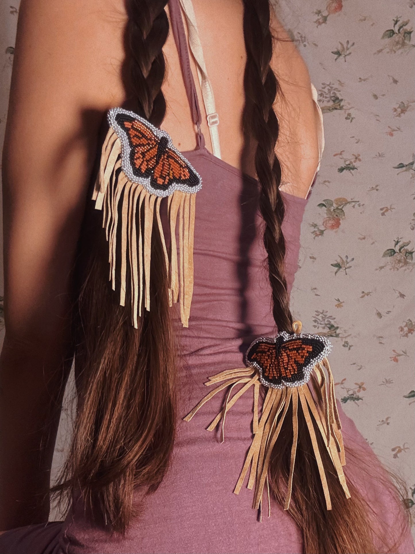 Fringe Butterfly Hairties