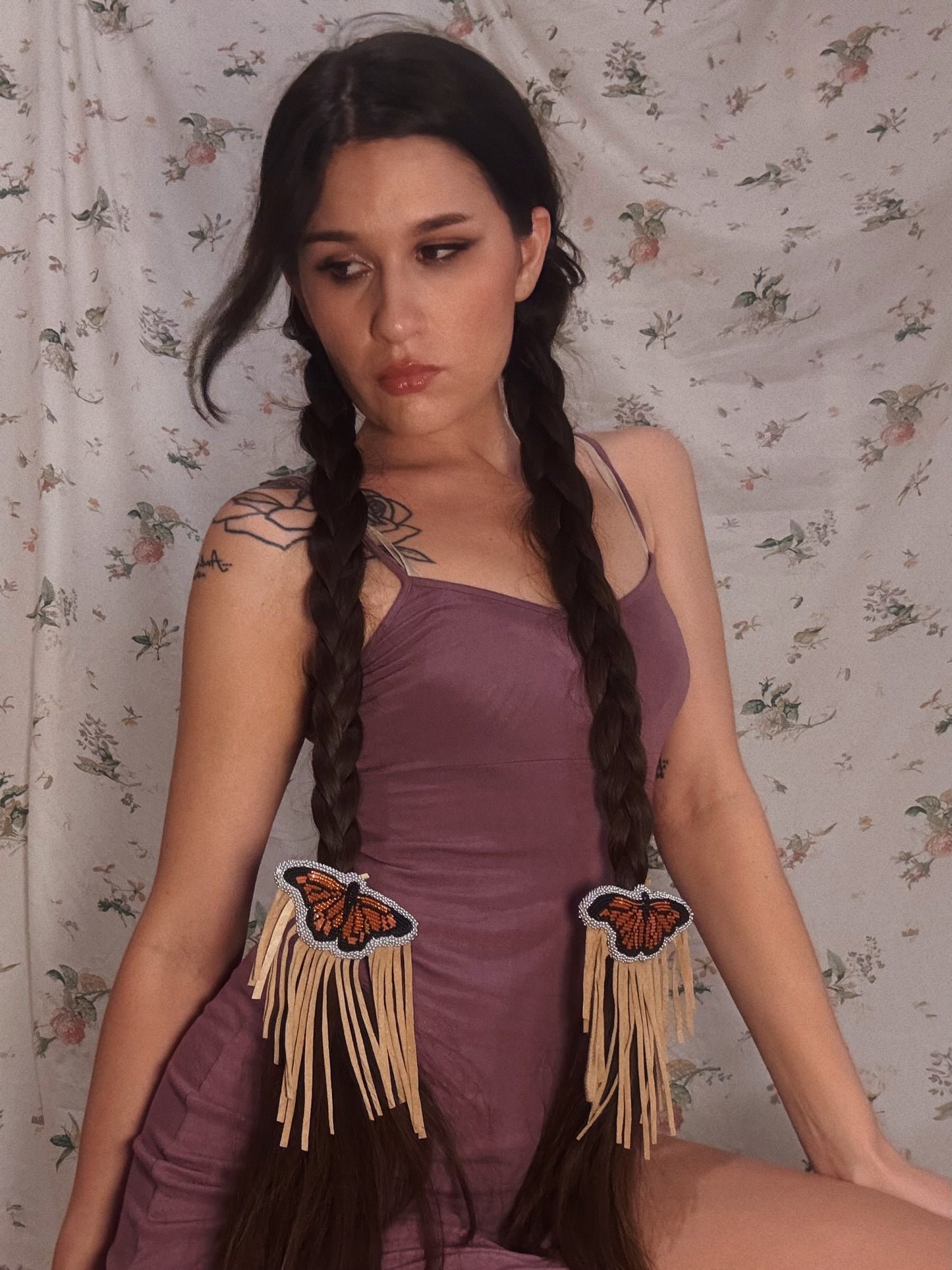 Fringe Butterfly Hairties