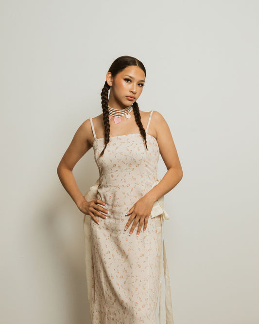 Floral Parfleche Midi Dress