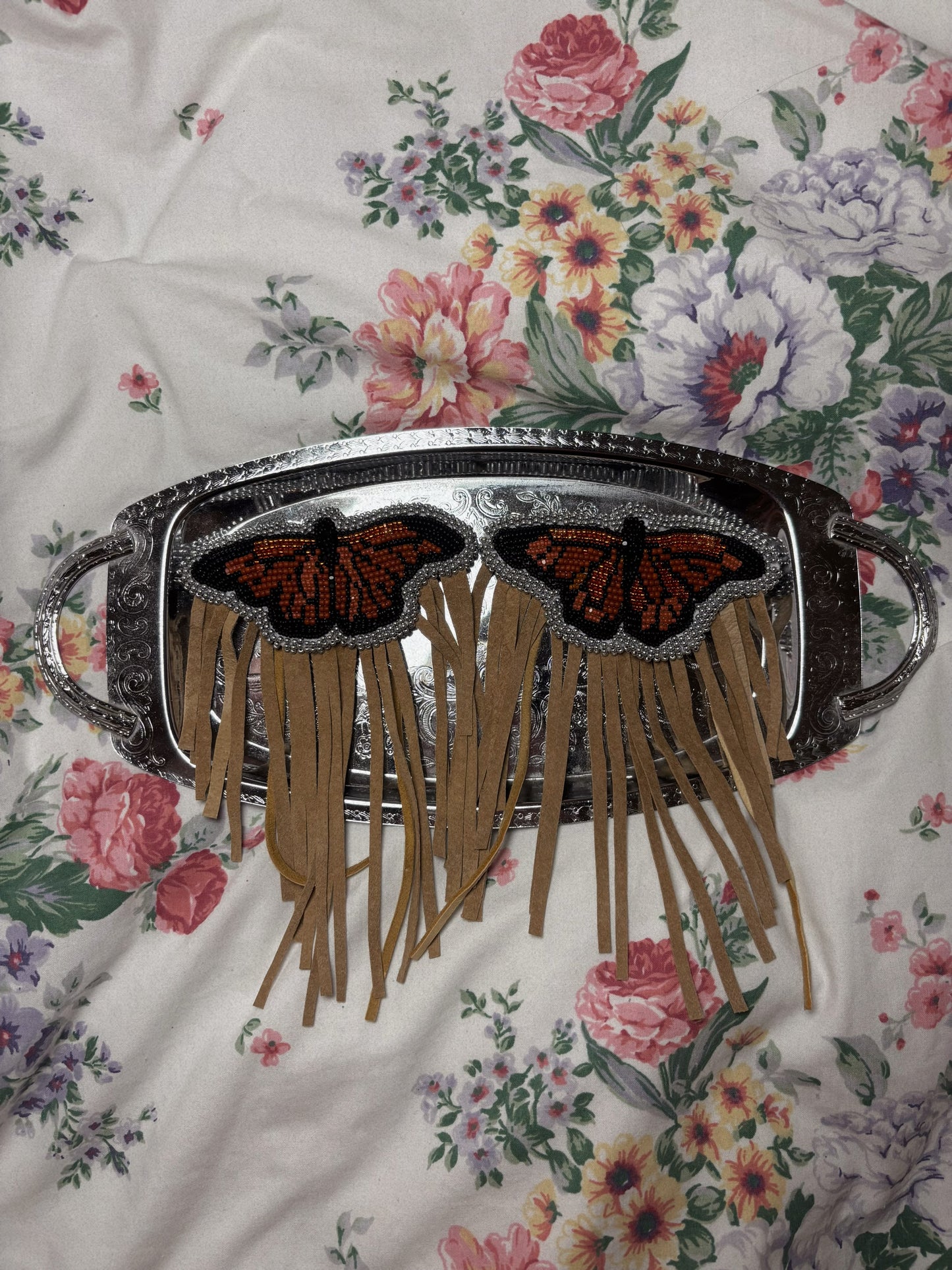 Fringe Butterfly Hairties